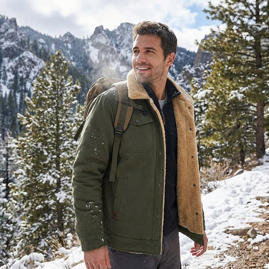 RuggedStyle™ Fleece Bomber - Ihr perfekter Begleiter für kuschelige Winterabenteuer