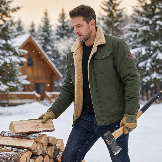 RuggedStyle™ Fleece Bomber - Ihr perfekter Begleiter für kuschelige Winterabenteuer