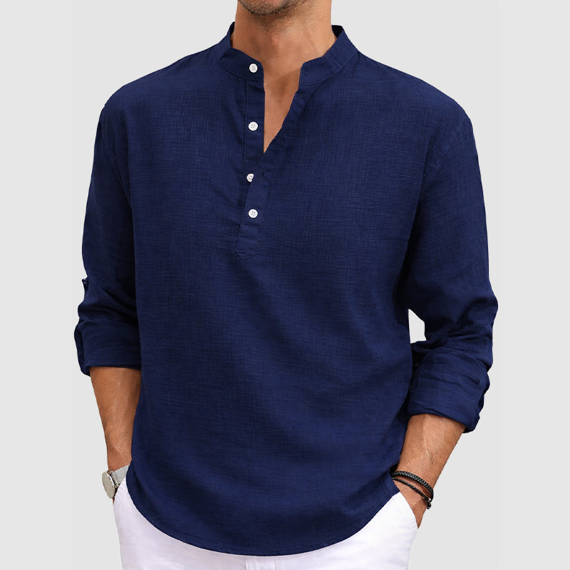 Frank Hardy Henley Style Shirt