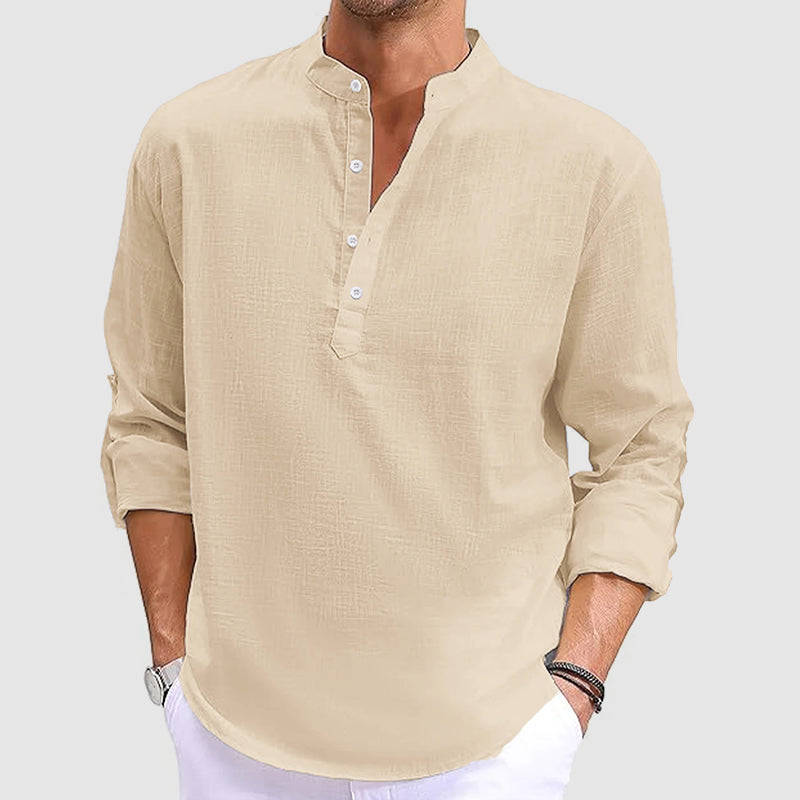 Frank Hardy Henley Style Shirt