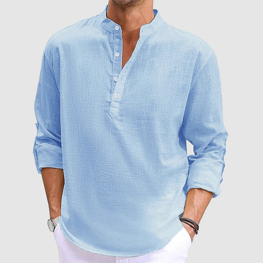 Frank Hardy Henley Style Shirt