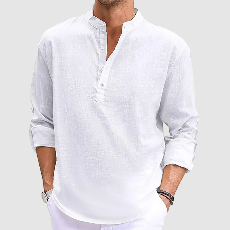 Frank Hardy Henley Style Shirt